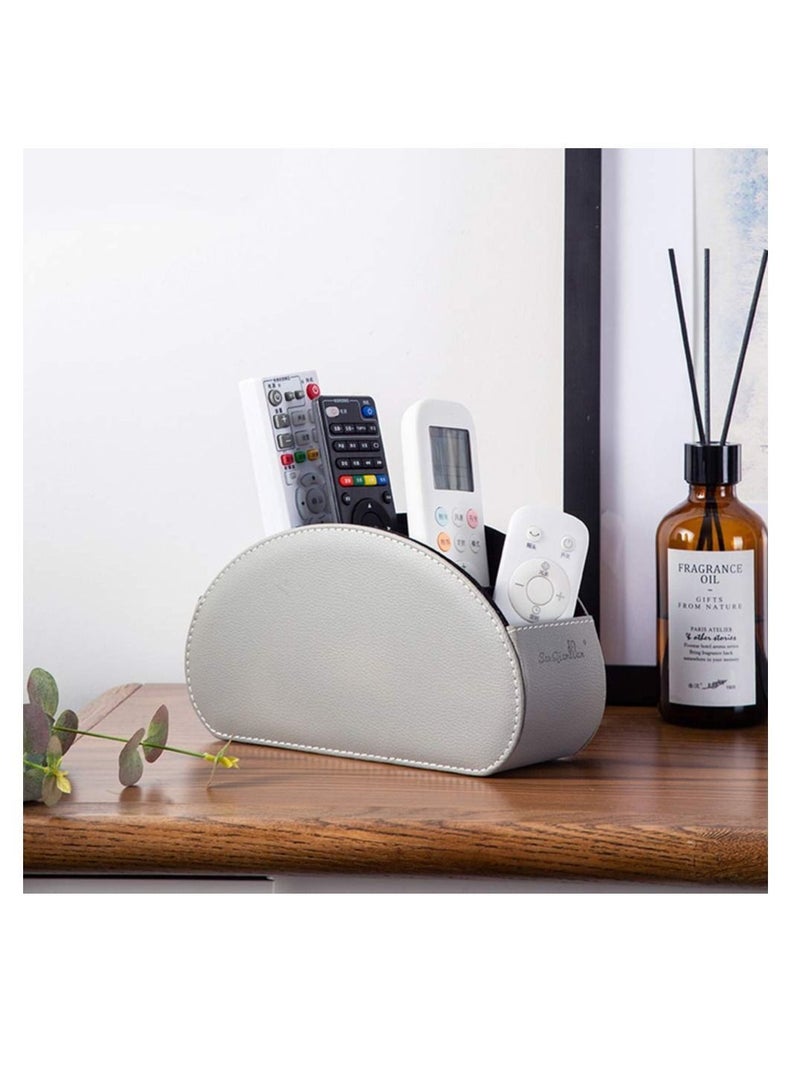 XiuWoo Desk Organiser Pen Holder Pencil Pots Compartment Stationery Storage Mobile Phone Remote Control Box for Home Office - Image 4