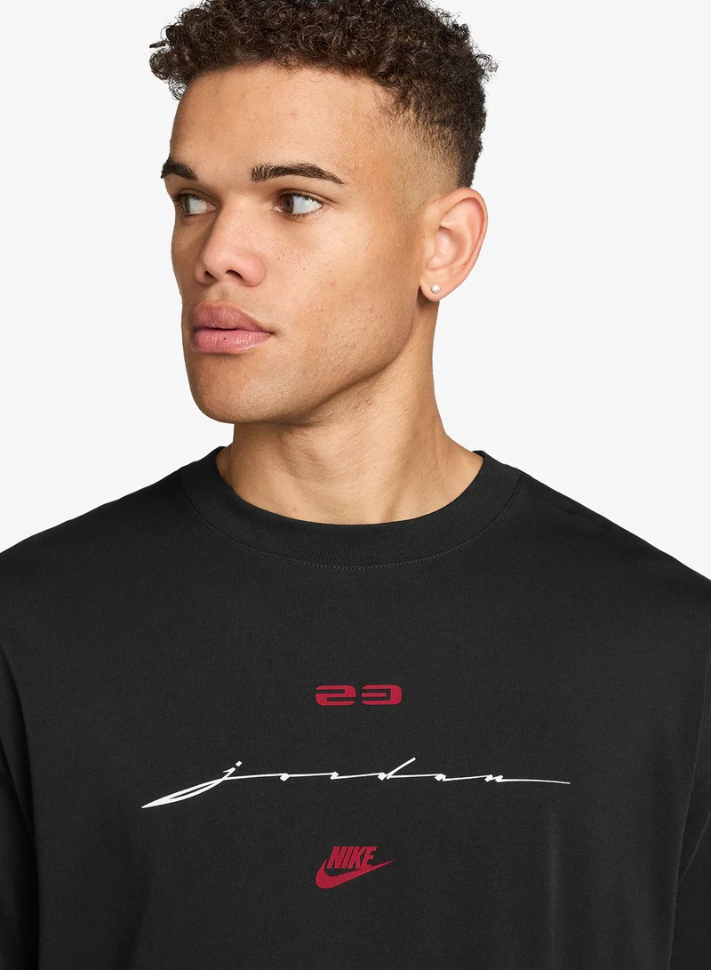 Jordan Jordan Flight Script Boxy T-Shirt