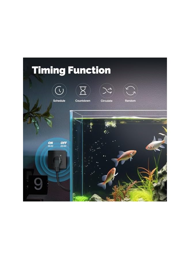 promass ZigBee Smart Plug, UK Standard Tuya Smart Socket, Alexa/Google Home Voice Control, Energy Monitoring, Timing, ZigBee Signal Repeater, Requires ZigBee Hub - Grey - Image 4