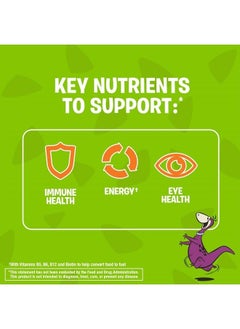 Flintstones Vitamins Flintstones Gummies Kids Vitamins with Immunity Support*, Kids and Toddler Multivitamin with Vitamin C, Vitamin D, B12, Zinc & more, Orange 150ct  - Image 4