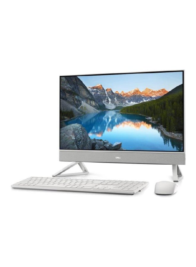 ديل جهاز كمبيوتر مكتبي متكامل Inspiron 5410 بشاشة 23.8 بوصة، معالج Core i5-1235U، ذاكرة وصول عشوائي 8 جيجابايت، قرص SSD بسعة 256 جيجابايت + قرص HDD بسعة 1 تيرابايت، نظام التشغيل Windows 11 Home، بطاقة رسومات Nvidia GeForce بسعة 2 جيجابايت، لون فضي إنجليزي اللغة الإنجليزية فضى - Image 3