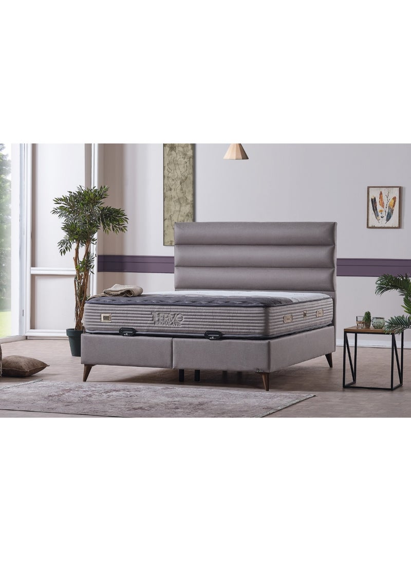 أمسى مرتبة ثيرمو ريغوليت بوكت معزول الفاخرة - ارتفاع 29 سم، تقنية التحكم في درجة الحرارة بالكريستال السائل، وجهين بشدتين مختلفتين، مضادة للبكتيريا، دعم مثالي، نوم مريح وصحي طوال العام - Image 3