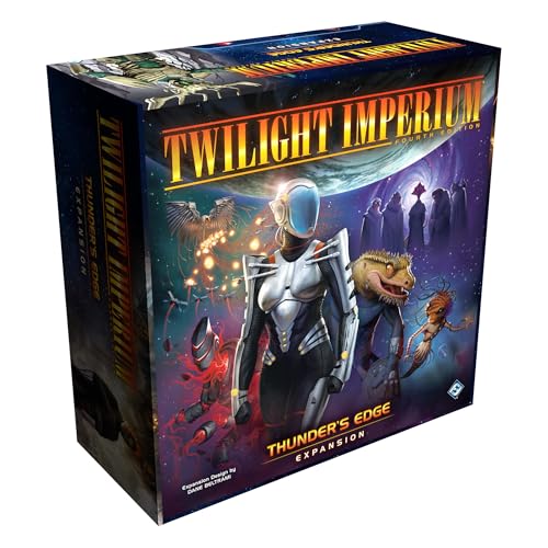 Asmodee Twilight Imperium Thunders Edge Board Game Expansion  New Factions Planets Galactic Events  Game Mode SciFi Strategy Fun for Adults Ages 14 38 Players 48 Hour Playtime - Image 1