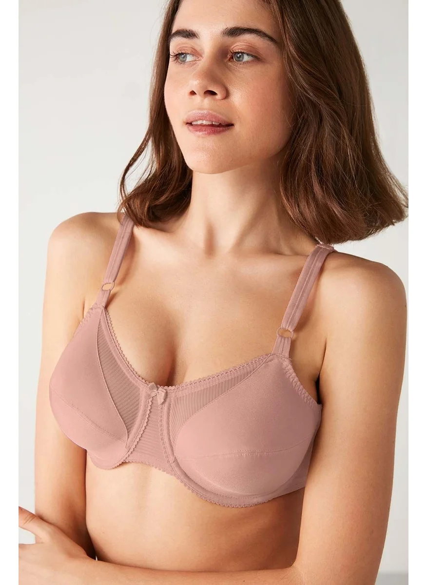 كوم Nelly Underwire Wire Support Bra, Dusty Rose