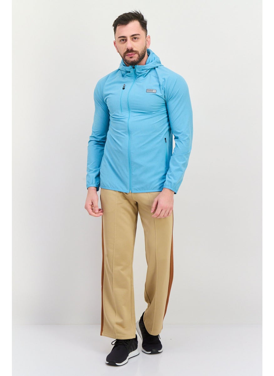 PUMA Men Sportswear Fit Training Jacket, Sky Blue  - Image 4