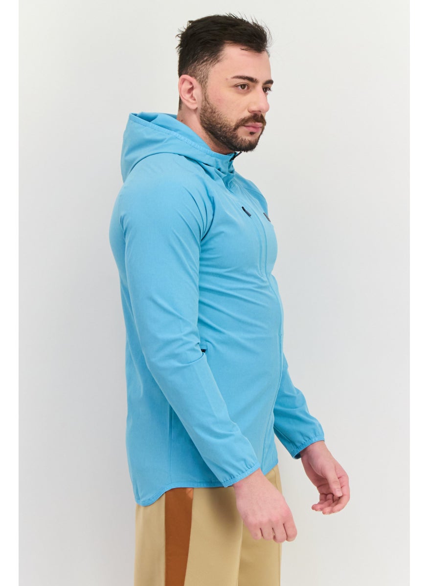 PUMA Men Sportswear Fit Training Jacket, Sky Blue  - Image 3
