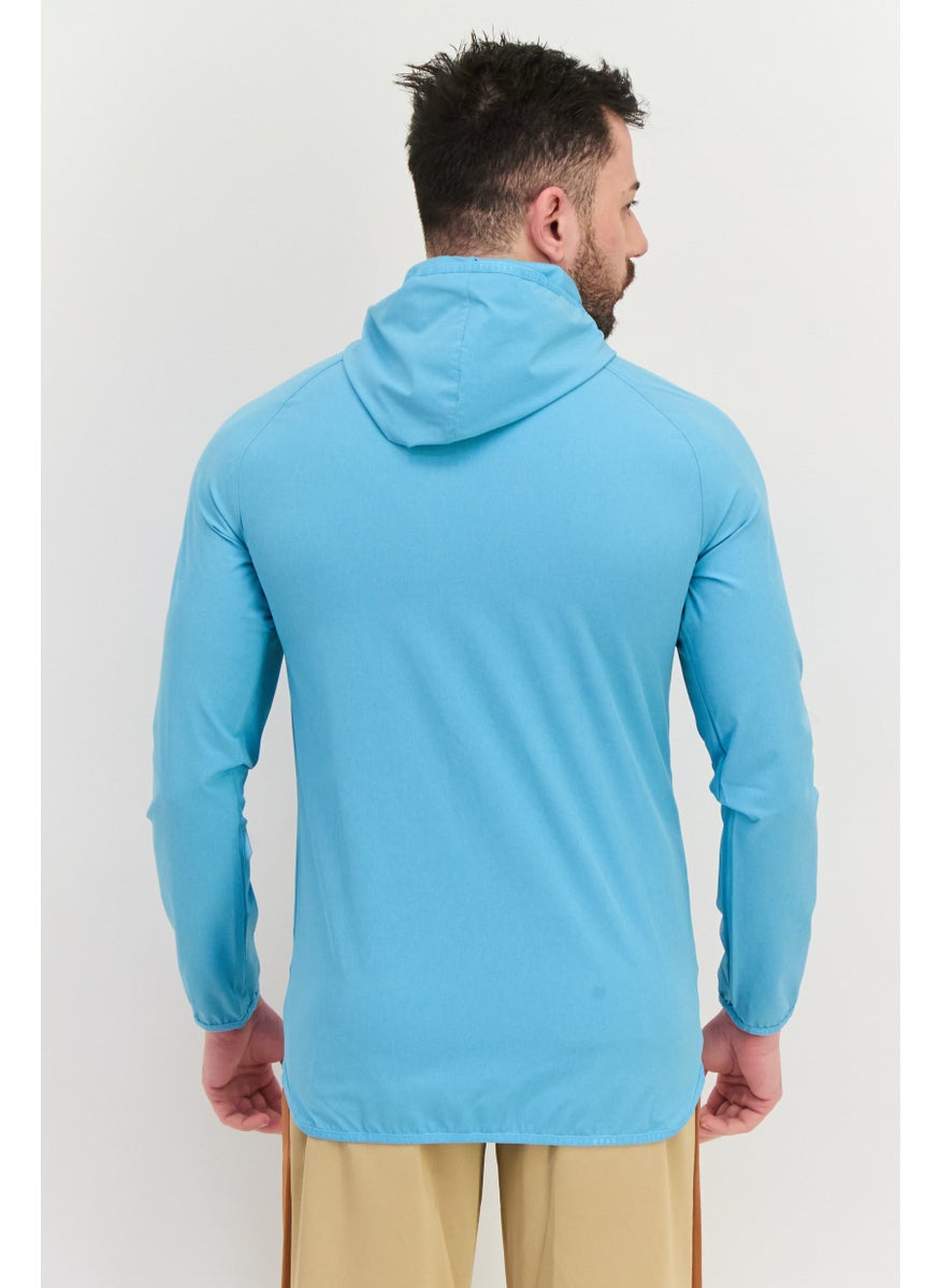 PUMA Men Sportswear Fit Training Jacket, Sky Blue  - Image 2