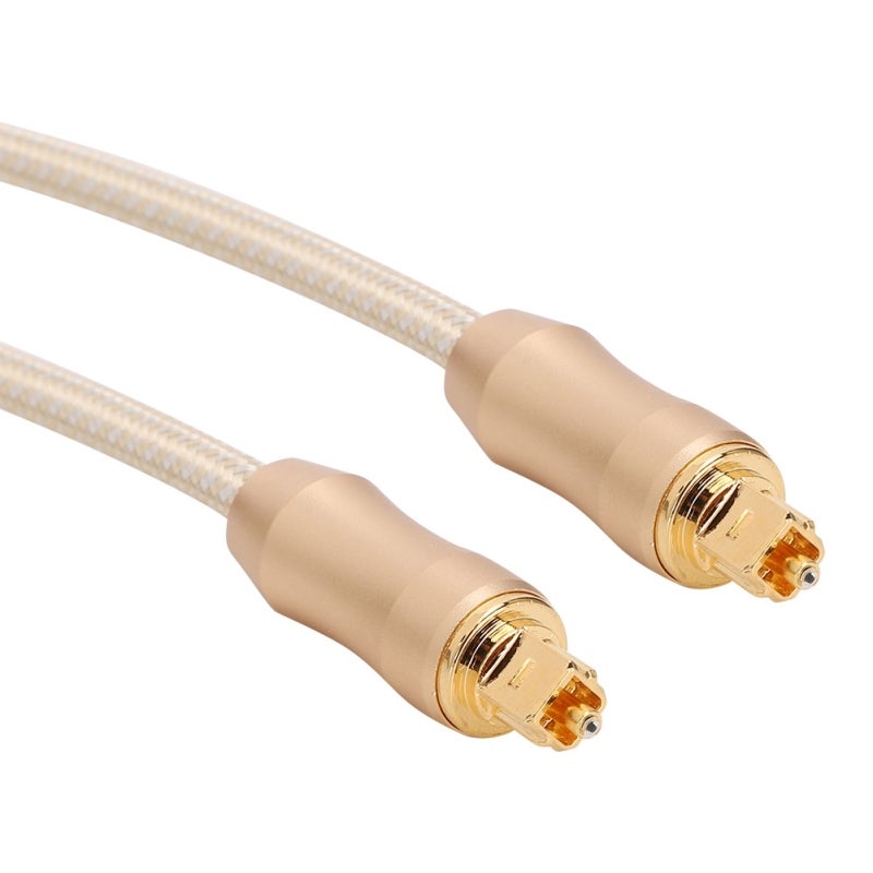 Optical Fiber Audio Cable 3 Meters Aluminum Alloy Shell Gold-Plated Plug - High Speed Stable Transmission Toslink Cable for Home Theater TV Amplifier - Image 4