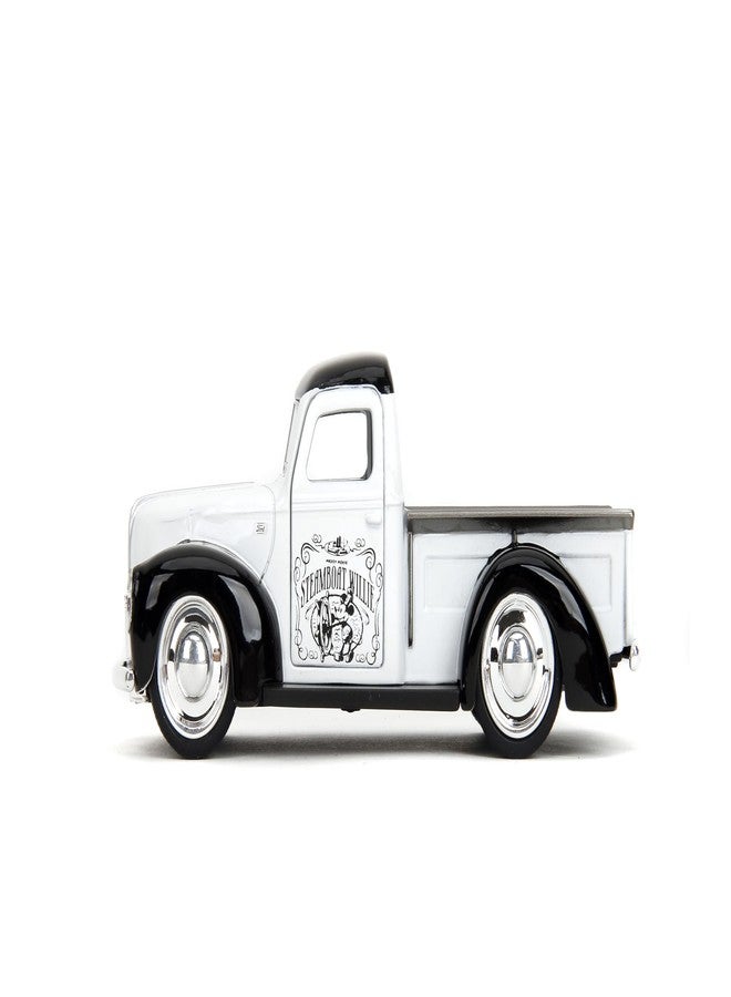 Jada Toys Disney Steamboat Willie 1941 Ford Pickup - Disney Mickey Mouse 1:32 Scale Die-Cast, Opening Doors, Rubber Tires - Collectible for Adults & Kids - Image 5