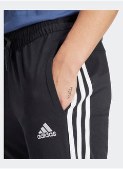Adidas Essentials Single Jersey 3-Stripes Joggers  - Image 4