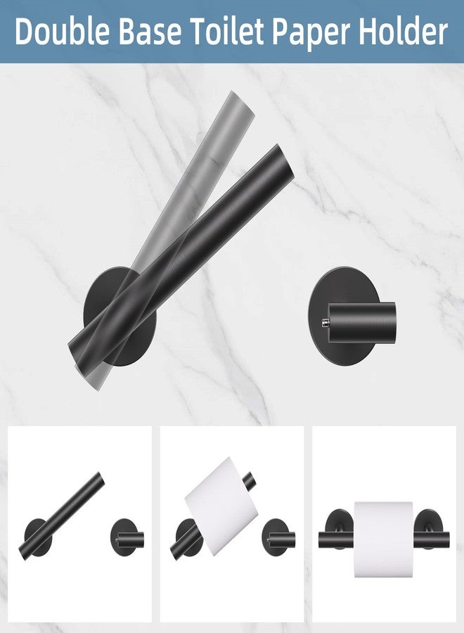 soaez 10 Pieces Matte Black Towel Bar Set, Black Bathroom Hardware Set Toilet Paper Holder Towle Racks for Bathroom Upgraded Stainless Steel Bathroom Towel Holder Set Bathroom Accessories - Image 5