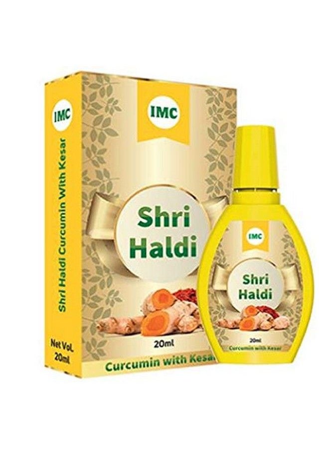 IMC - Shri Haldi Curcumin With Kesar Pack Of 3 Herbal - Image 1
