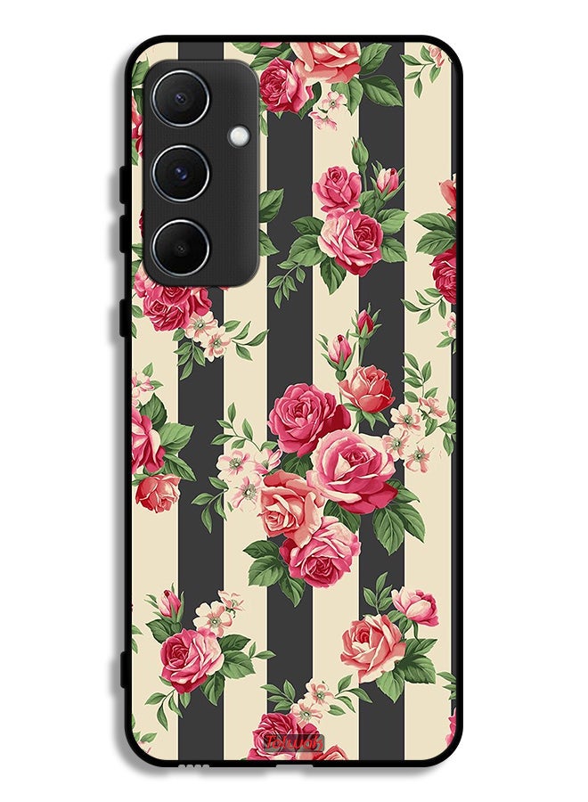 Tolwak Samsung Galaxy A55 5G Protective Case Cover Roses Pattern  - Image 1