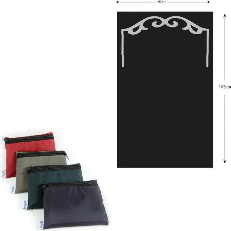 İhvan Ikhvan Pocket Prayer Mat - Black
