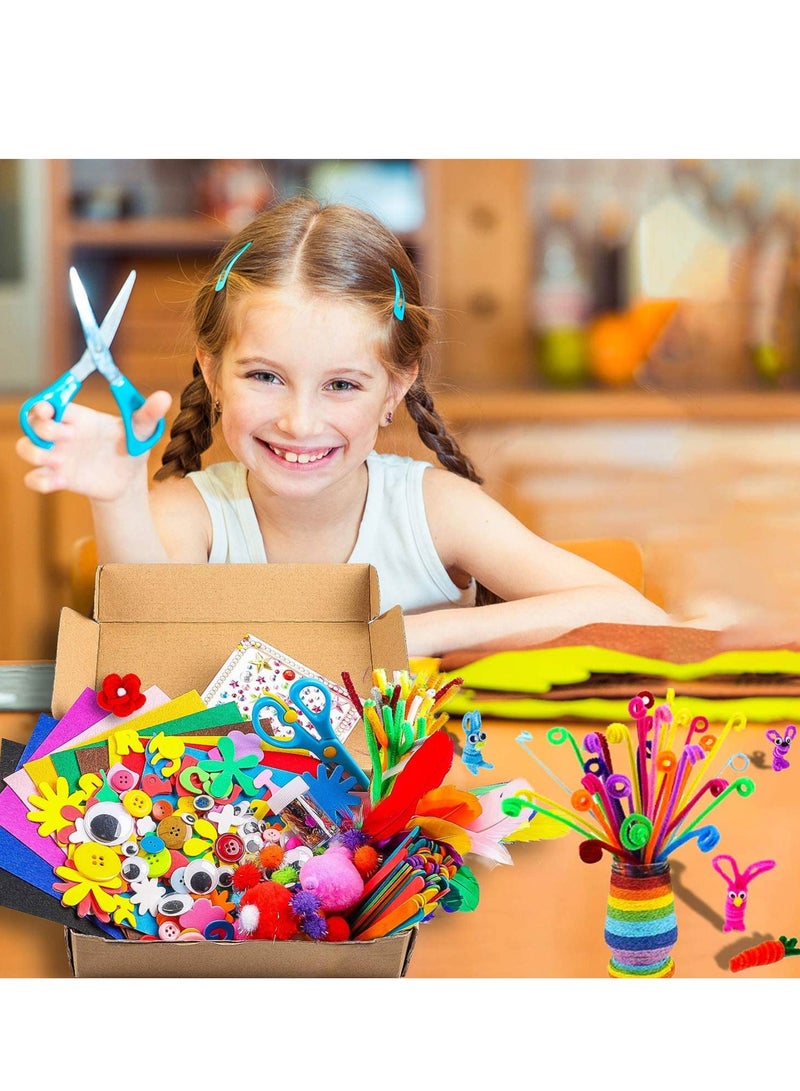 CALL PLAY Arts and Craft Colourful Supplies Kit For Kids, 4+ Years, 150+Piece - Image 4