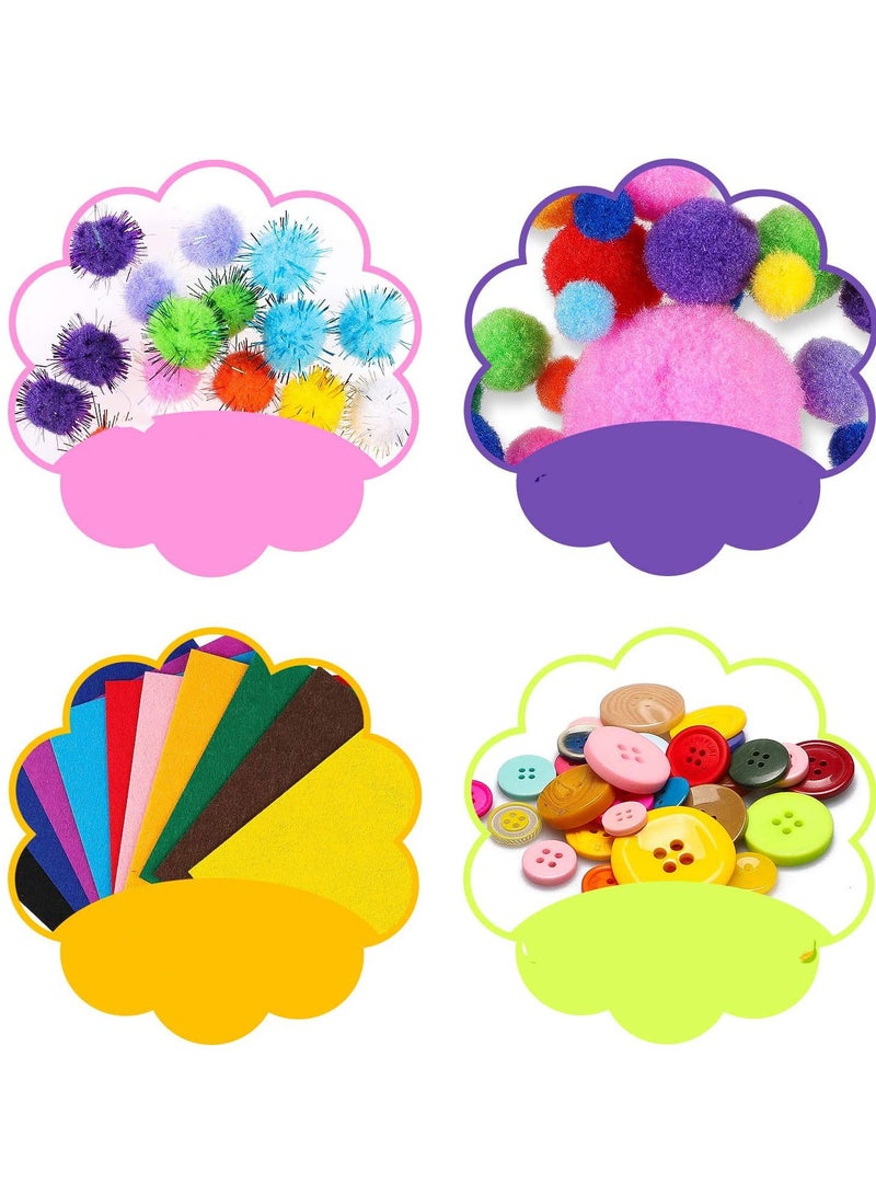 CALL PLAY Arts and Craft Colourful Supplies Kit For Kids, 4+ Years, 150+Piece - Image 5