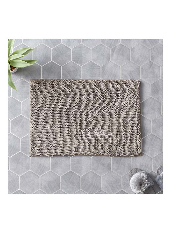 Home Box Nicole Microfibre Chenille Bath Mat 60x40 cm  - Image 1