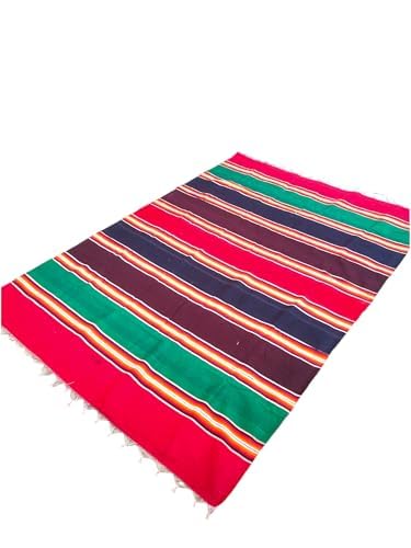JYOTI HOME ELEGANCE JYOTI HOME ELEGANCE Special Edition Solapur Satranji Cotton Carpet Dari Galicha Jamkhani for Diwali Festive Seasons Pack of 1 Multicolour 5 7ft  - Image 5