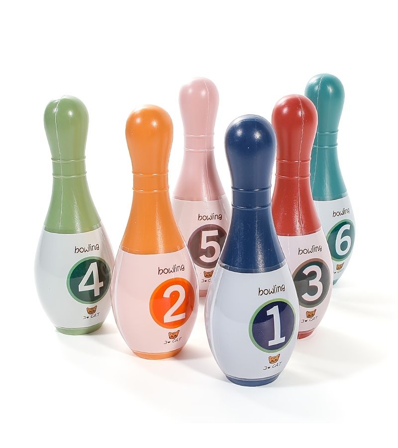 Bowling Toy Set Indoor Outdoor Fun Family Sport Gift for Boys Girls - Image 4
