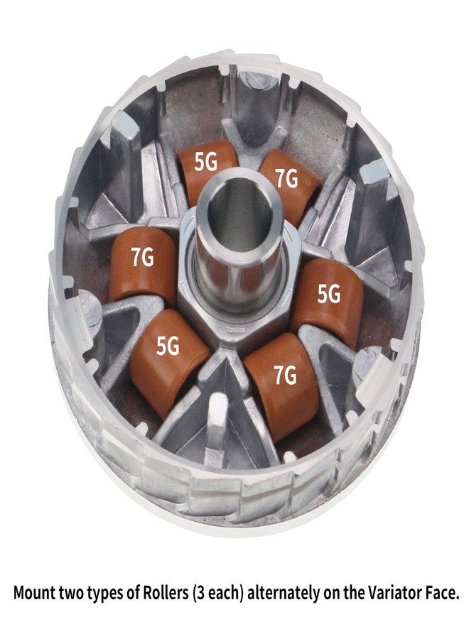 MFC·passion GY6 125cc 150cc Engine Performance with High Performance Racing Variator Kit and 13g Roller Weights and Perfect for Chinese 4-Stroke 152QMI 157QMJ Engines. - Image 3