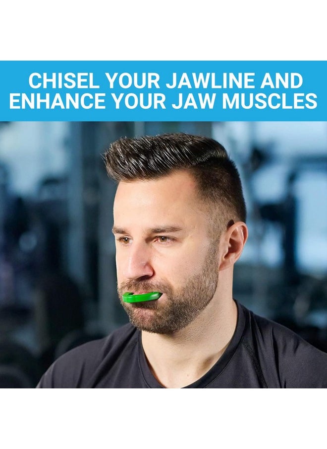 Tilcare Jawline Exerciser by Tilcare - Jaw Exerciser for Men & Women that helps to workout your Jaw, Neck and tone your face with exercise - Face Slimmer that will chisel the Jawline - 3-Pack 40, 50, 70 lb  - Image 2