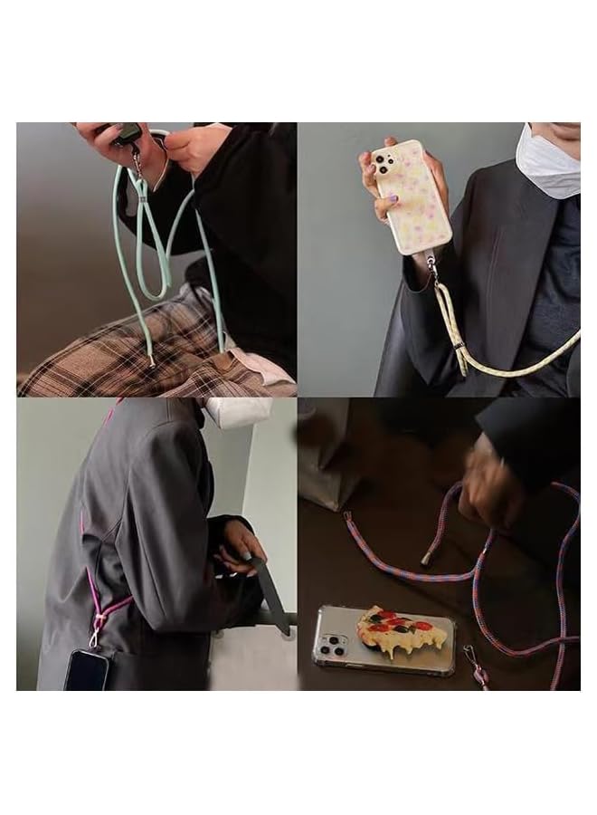 Green Tiger Phone Lanyard 3Pack Universal Crossbody Neck Strap with 3 Pads Adjustable CellPhone Lanyard Crossbody 3pacs Adjustable Crossbody Neck Strap, Lanyard with 3Phone Tether Tabs - Image 5