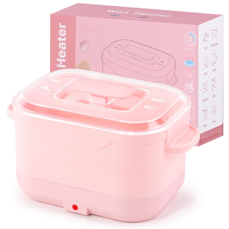 BELOVING Silicone Wax Warmer for Hair Removal, Foldable Waxing Heater Machine for Melting Hard Soft Wax Beads, 18.6oz Electric Waxing Kit Silicone Wax Pot - Beginner Friendly, Fast Heating, Easy to Clean - Image 1