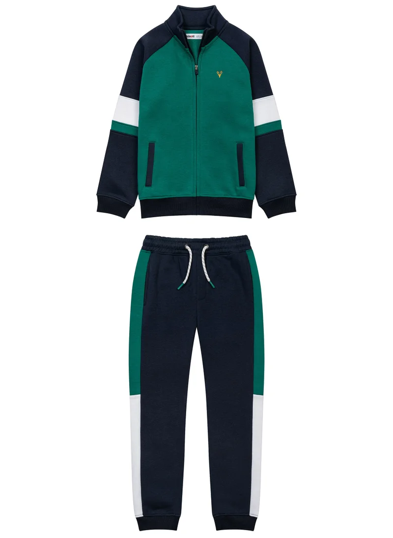 مينوتي Kids Boys Zip Thru And Jogpant Fleece Set