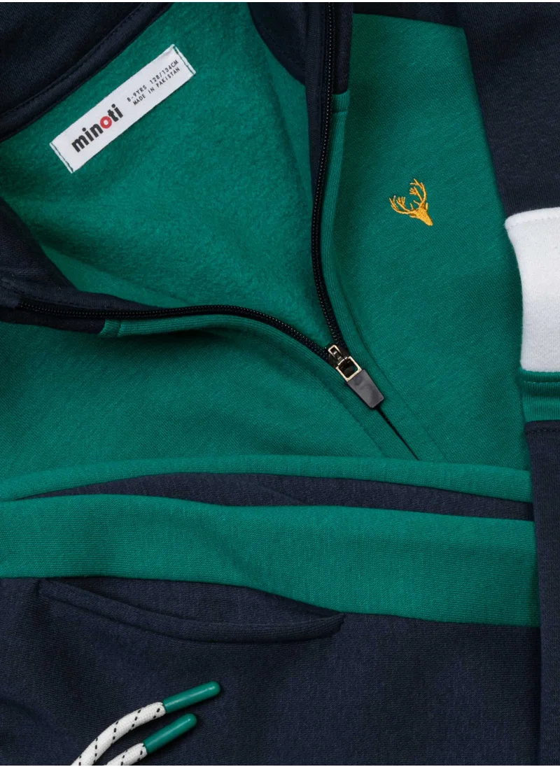 مينوتي Kids Boys Zip Thru And Jogpant Fleece Set
