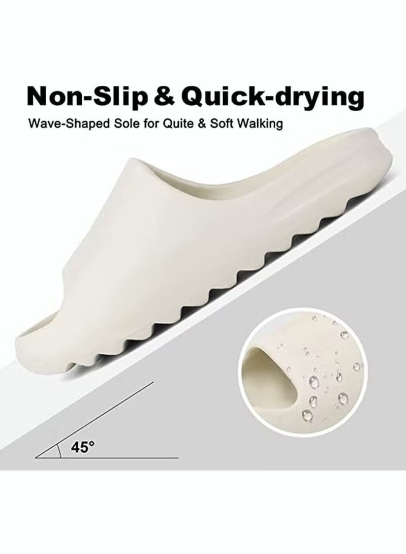 HomarKet Bathroom Shower Slippers Anti Skid Quick Drying Shower Slippers Bathroom Sandals Super Cushioning Thick Soles for Men and Women  - Image 3