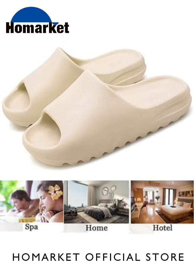 HomarKet Bathroom Shower Slippers Anti Skid Quick Drying Shower Slippers Bathroom Sandals Super Cushioning Thick Soles for Men and Women  - Image 1