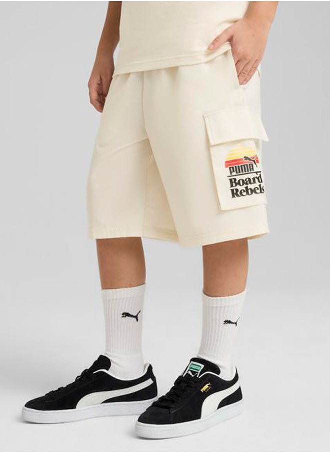 PUMA Youth Mid 90S Cargo Chino Shorts  - Image 1