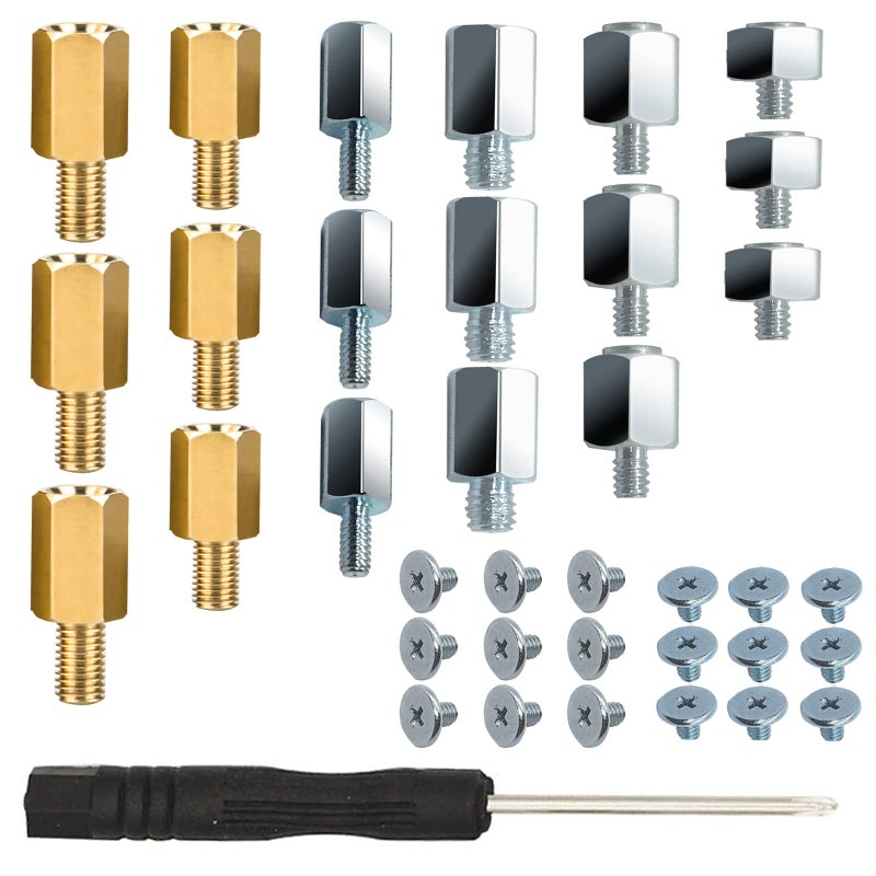 SGTKJSJS NVMe M.2 Mounting Screws Kit for Asus Gigabyte ASRock Msi PS5 Motherboards(36pcs) - Image 1