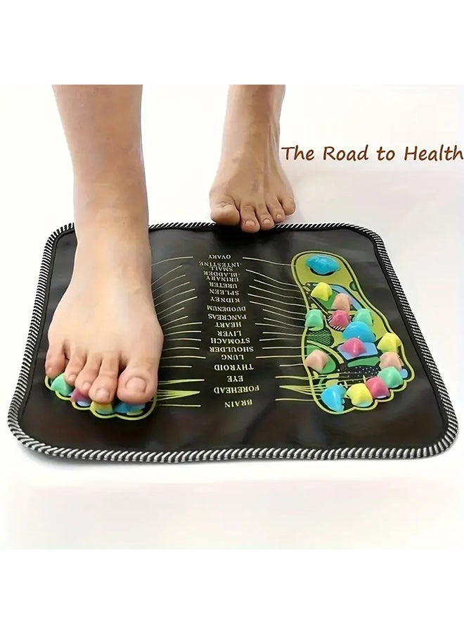 Loquat Foot Massager Mat - Electric Feet Acupressure Pad Acupuncture Massager Legs Circulation Machine Anti Fatigue Sore Feet Relief Device Relaxation Gifts for Women Men - Image 2