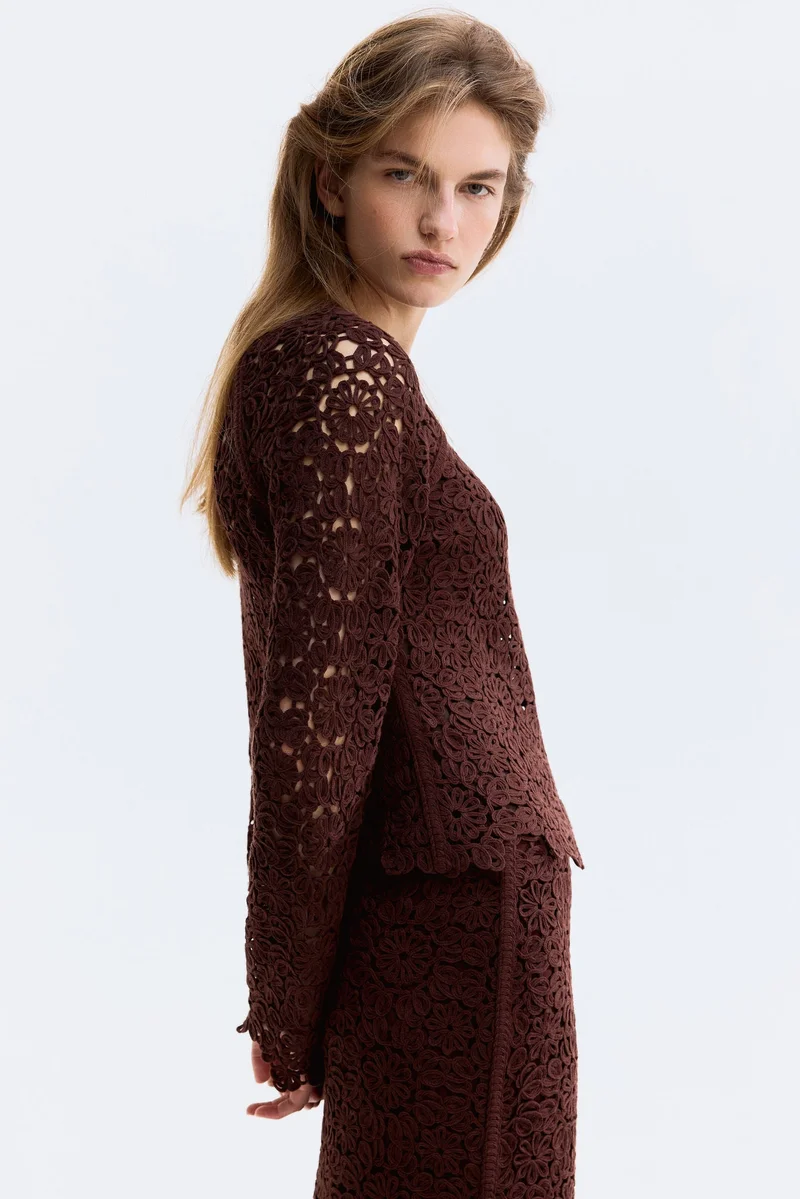 اتش اند ام كارديغان بمظهر كروشيه