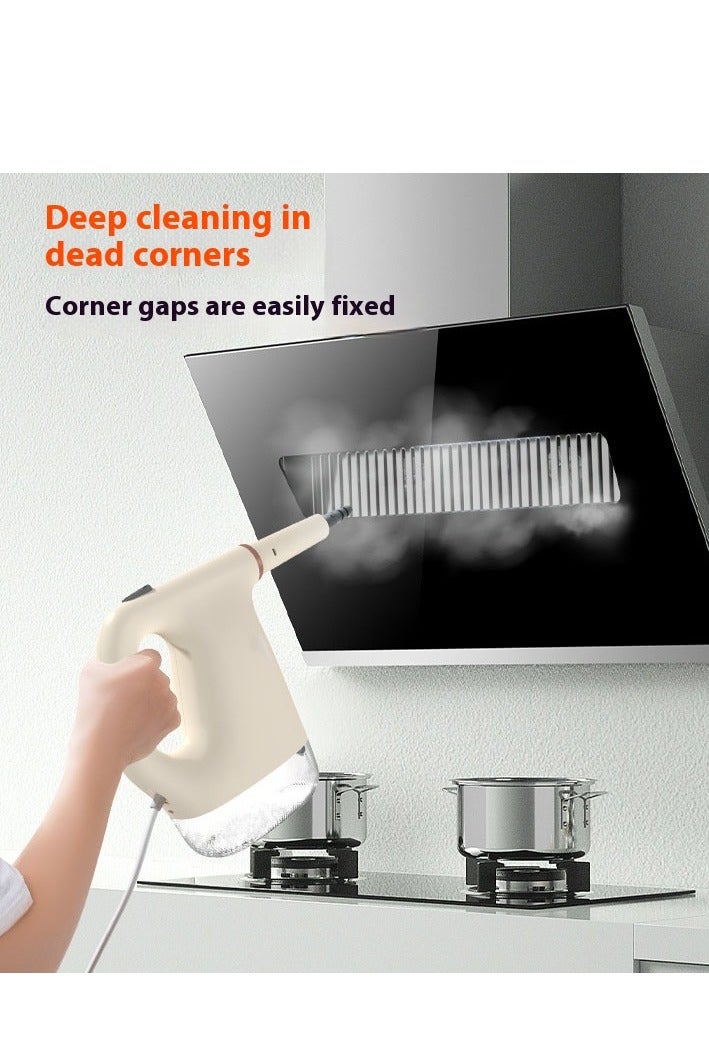 آي كي منظف بالبخار يدوي | تسخين سريع 20 ثانية | مجموعة ملحقات 8 في 1 | قفل أمان وخزان مرئي | تعقيم بدون مواد كيميائية للمنزل والمطبخ والسيارة - Image 4