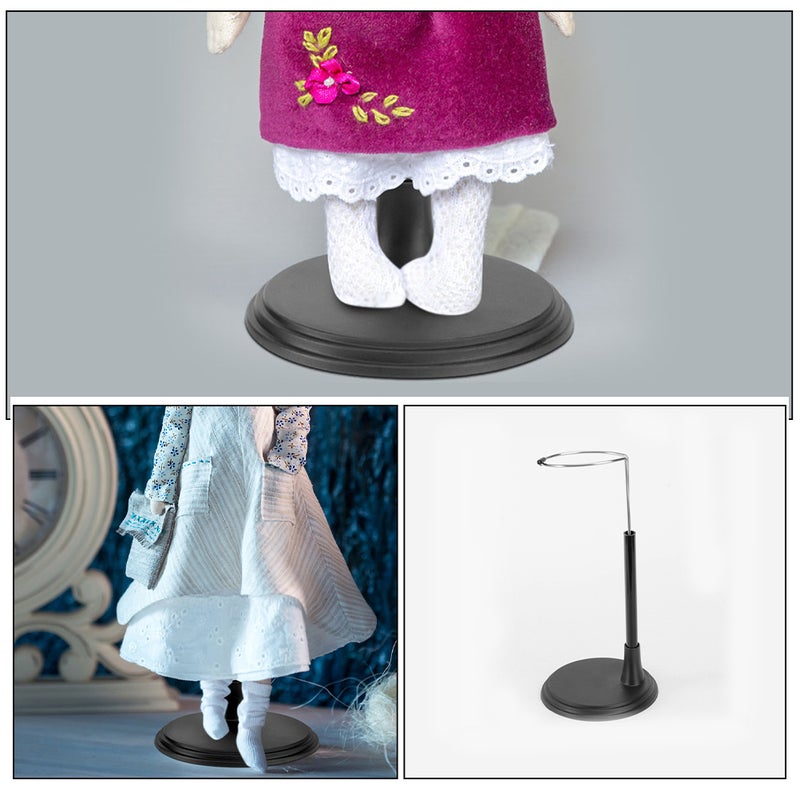 6 pcs Holder Stand PVC Doll Stand Display Rack Bracket for Dolls Action Figures Camping Outdoor Activities 25cm - Image 5