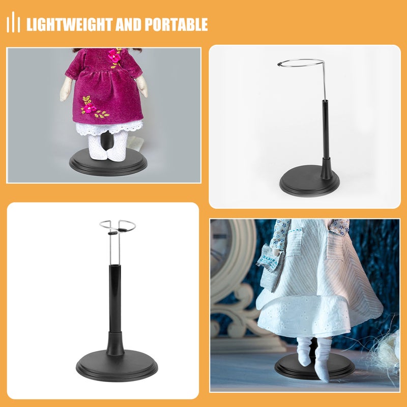6 pcs Holder Stand PVC Doll Stand Display Rack Bracket for Dolls Action Figures Camping Outdoor Activities 25cm - Image 4