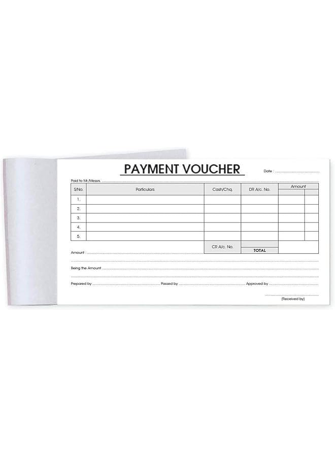 MARKQ A5 Payment Voucher Book 50 Sheets - Image 1
