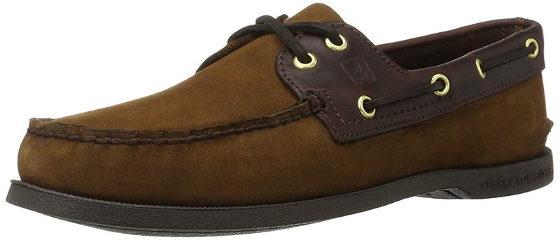 Sperry Men's Authentic Original 2-Eye Boat Shoe, Brown, 10.5 S US - Image 1