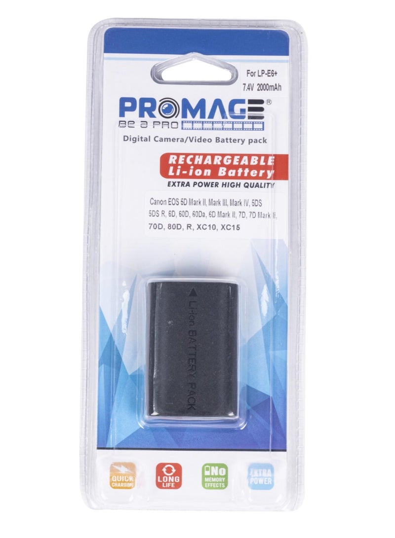 PROMAGE PROMAGE LP-E8 Battery for Canon – 7.4V 1120mAh Rechargeable Li-ion Replacement Battery for Canon EOS Rebel T2i, T3i, T4i, T5i, 550D, 600D, 650D, 700D - Image 3