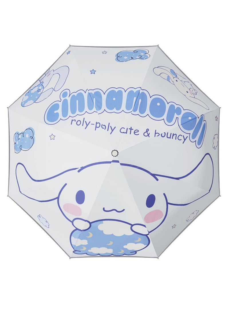 Kids Cartoon Folding Umbrella, Lightweight, Wind Resistant, Auto Open/Close, UV Protection, Perfect for Travel and Outdoor Fun! - Image 1