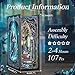 Fsolis Book Nook Kit DIY Miniature Room House Kit 3D Wooden Puzzle Craft Kit for Adults Decorative Bookend Bookshelf Bookcase Nook Decor Gifts for Women Teens and Book Lovers The Gate of Wonderland - Image 4