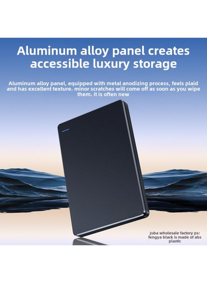Mobile Hard Drive Mechanical External Genuine Goods High-speed External Mobile Phone Computer Can Be Encrypted-Capacity:1tb Solid Version [380mb] Card Size-Interface:Original Cable + Professional Shock-resistant Bag + Adapter + 1m Long Cable  - Image 2