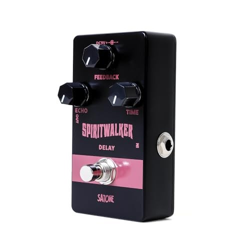 Satone Delay Guitar PedalSpritwalker Electric Guitar Effect Pedal Delay DC 9V Mini Analog Delay Pedal True Bypass - Image 1
