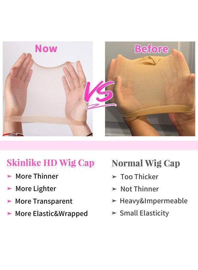 mscoco 20 Pieces Women Hd Wig Cap For Lace Front Wig Bald Cap - Image 4