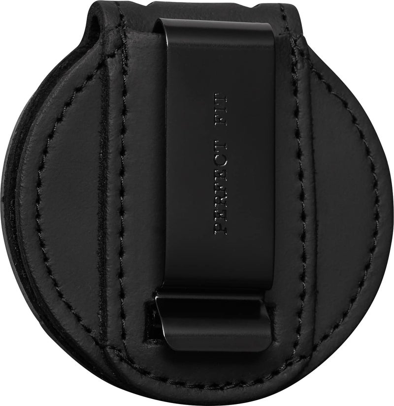 Perfect Fit Shield Wallets Perfect Fit Badge Holder 6 Point Star NY County Sheriff Badge Belt Clip and Neck Chain Black Leather (Cutout 46) - Image 4
