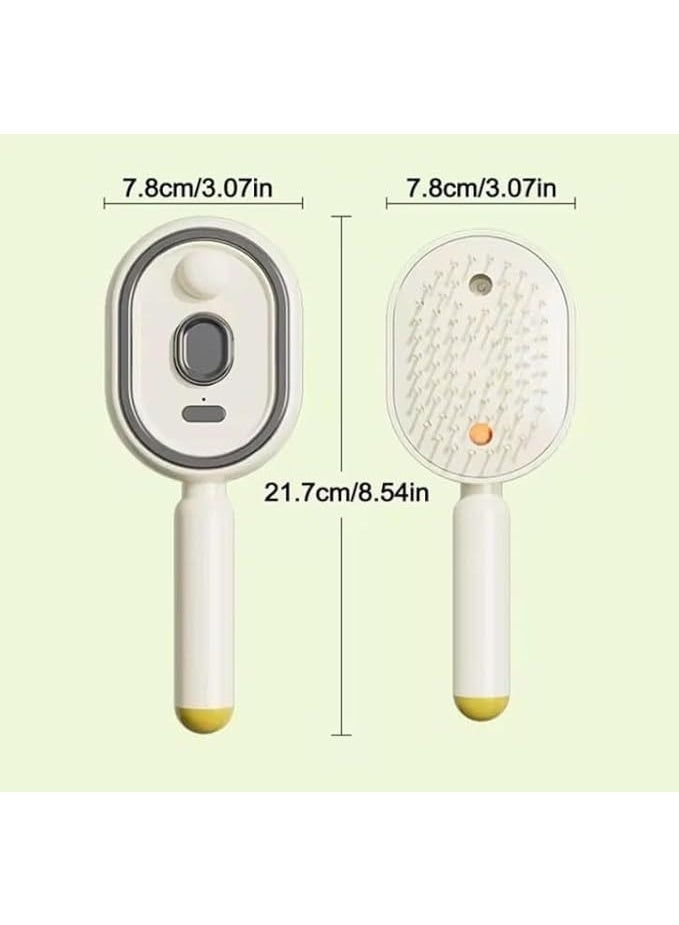 Electric Spray Air Cushion Massage Comb,Self-Cleaning Anti-Tangle Steam Massage Comb,Soft Round Teeth Massage Scalp with Built-In Water Spray,Anti-Static Volumizing Hairbrush - Image 4