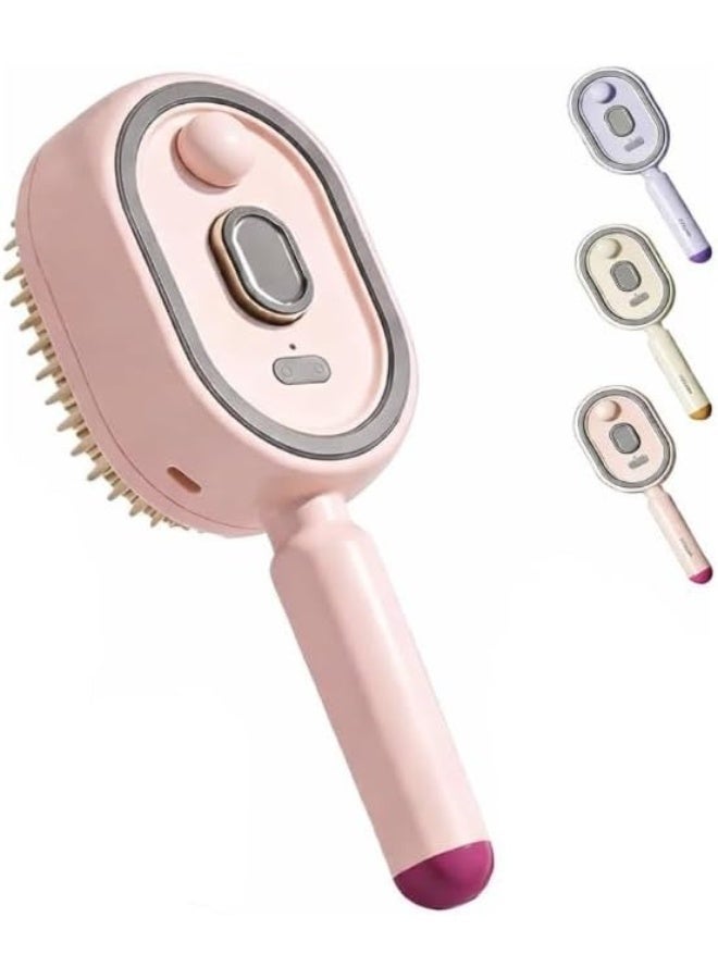 Electric Spray Air Cushion Massage Comb,Self-Cleaning Anti-Tangle Steam Massage Comb,Soft Round Teeth Massage Scalp with Built-In Water Spray,Anti-Static Volumizing Hairbrush - Image 1