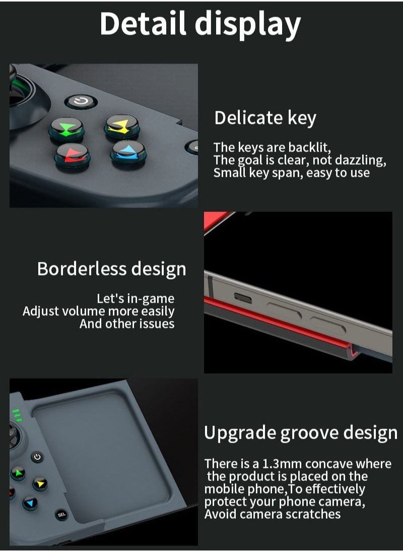 Flash Hawk - D3 Mobile Game Controller Gamepad for iPhone iOS Android PC PS4 Switch - Image 1